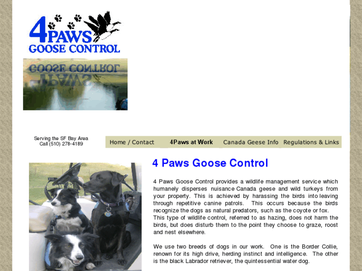 www.4pawsgoosecontrol.com