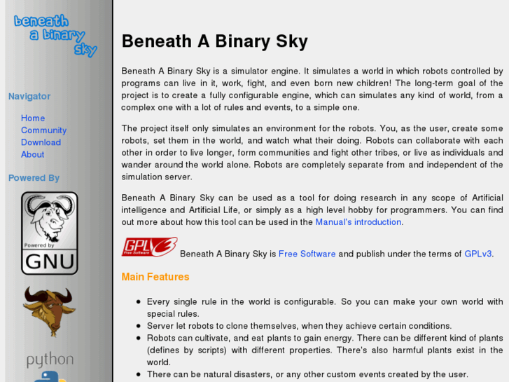 www.beneathabinarysky.org