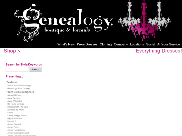 www.genealogyboutiqueandformals.com