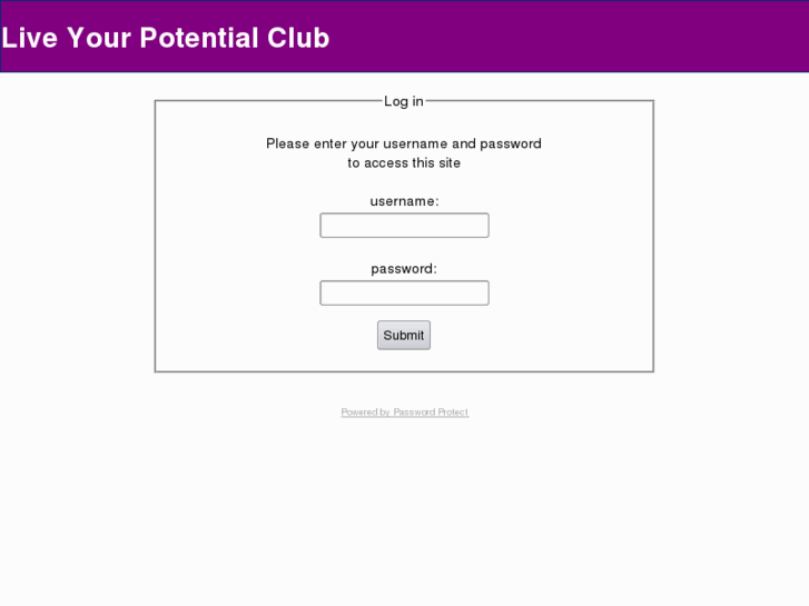 www.liveyourpotentialclub.com