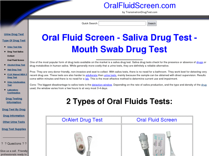 www.oralfluidscreen.com