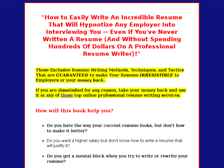 www.painlessresumewriting.com