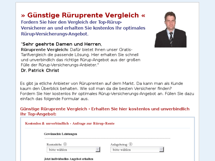 www.ruerup-tarifvergleich.de