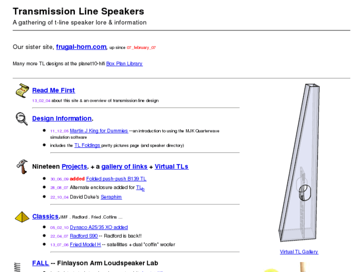 www.t-linespeakers.org