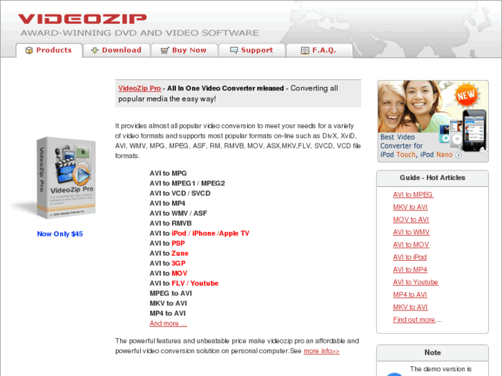 www.videozip.org