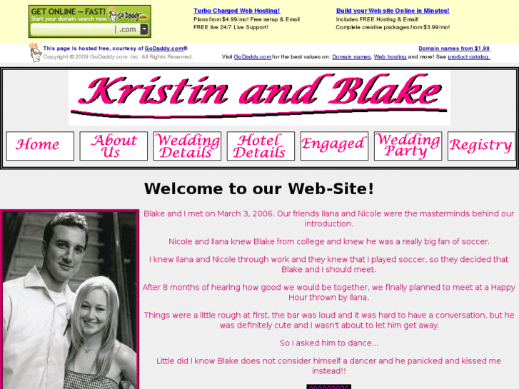 www.kristinandblake.com