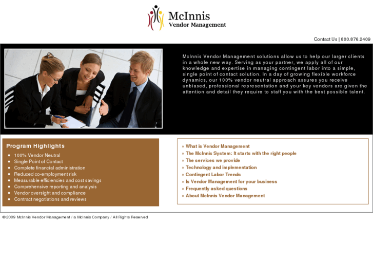 www.mcinnisvendormanagement.com