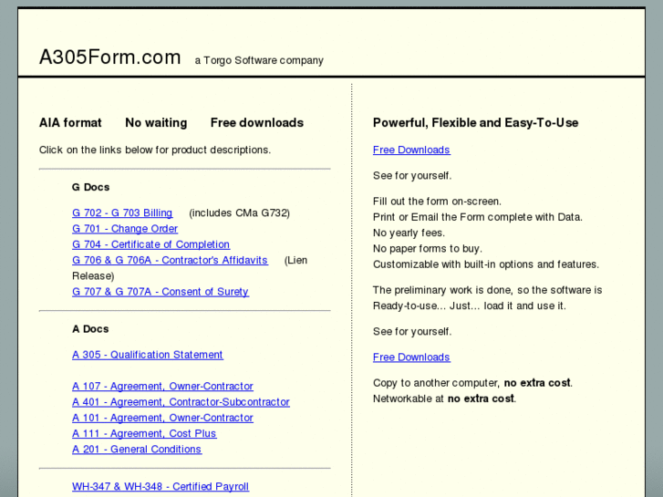 www.a305form.com