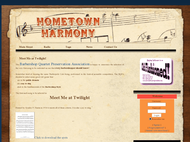 www.harmonyhometown.com