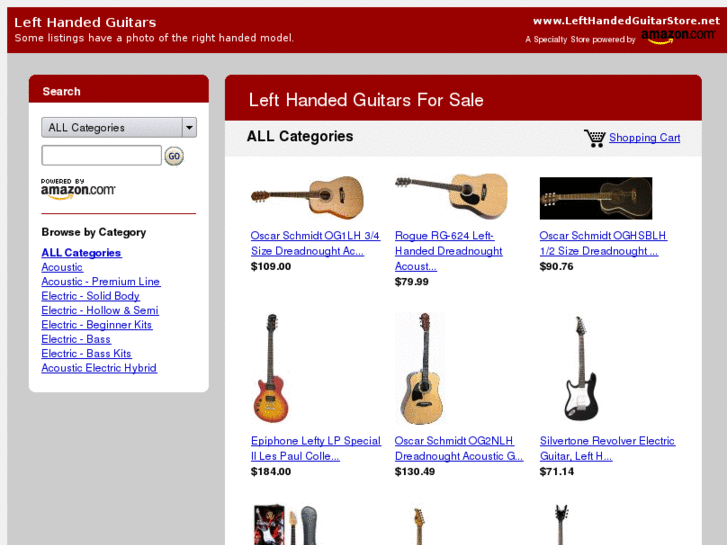 www.lefthandedguitarstore.net