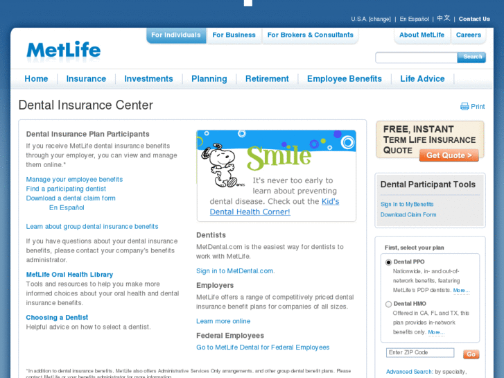 www.metlife-dentalplans.com