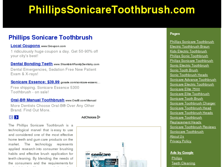 www.phillipssonicaretoothbrush.com