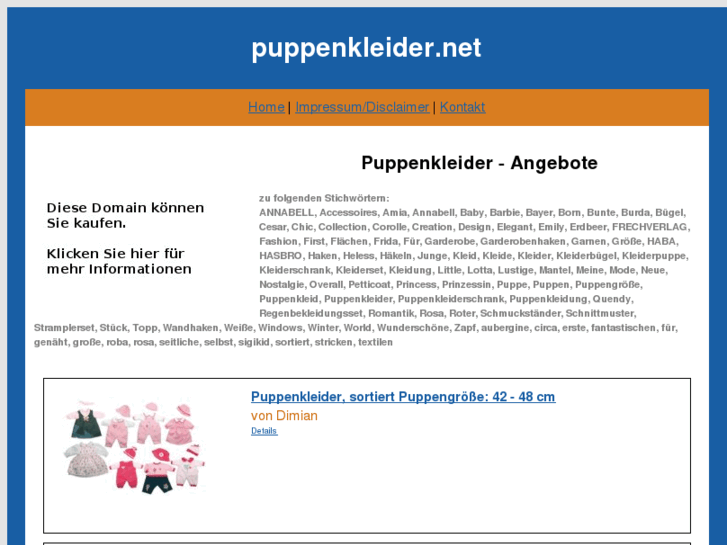 www.puppenkleider.net