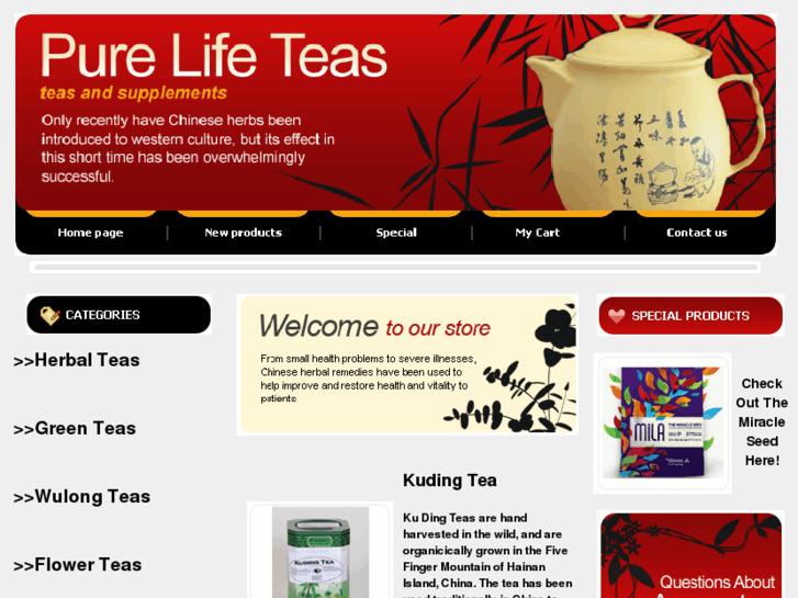 www.purelifeteas.com