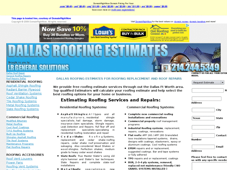 www.dallasroofingestimates.com