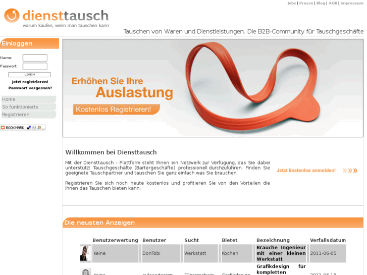 www.diensttausch.com