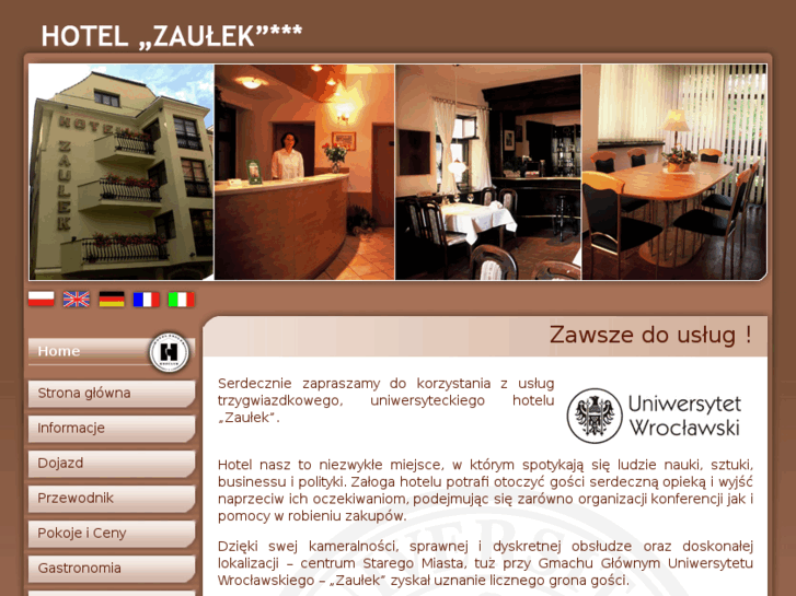 www.hotelzaulek.pl