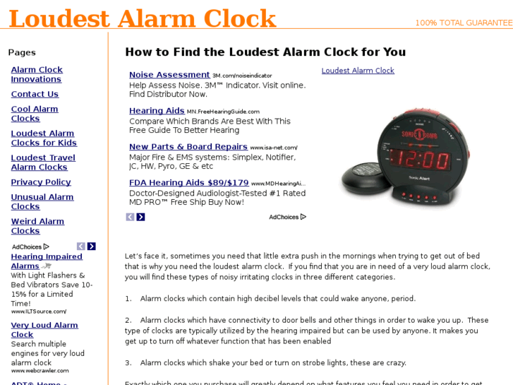 www.loudestalarmclock.com