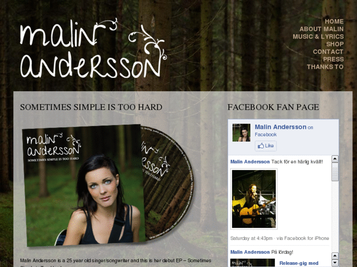 www.malinanderssonmusic.com