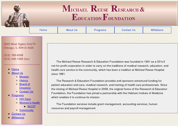 www.michaelreesefoundation.org