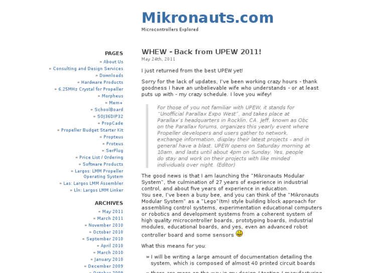 www.mikronauts.net
