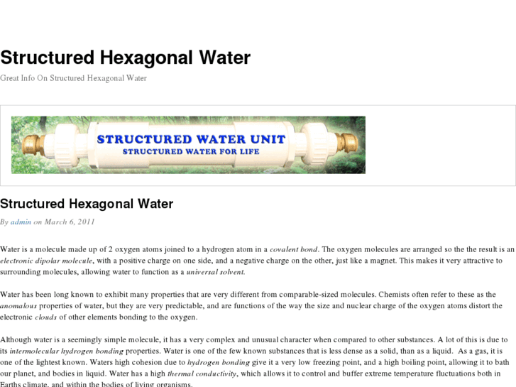 www.structuredhexagonalwater.com