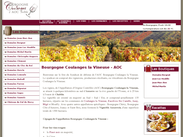 www.bourgognecoulanges.com