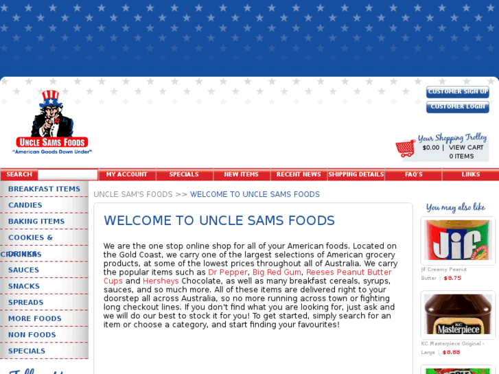 www.unclesamsfoods.com