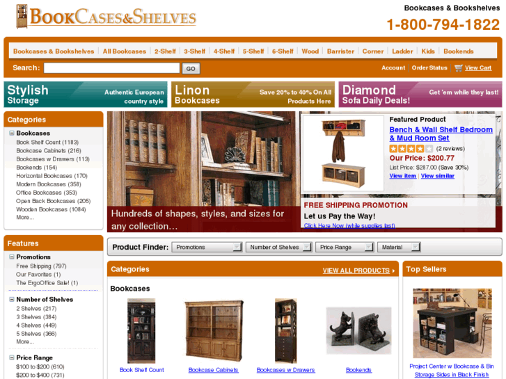 www.book-cases-shelves.com