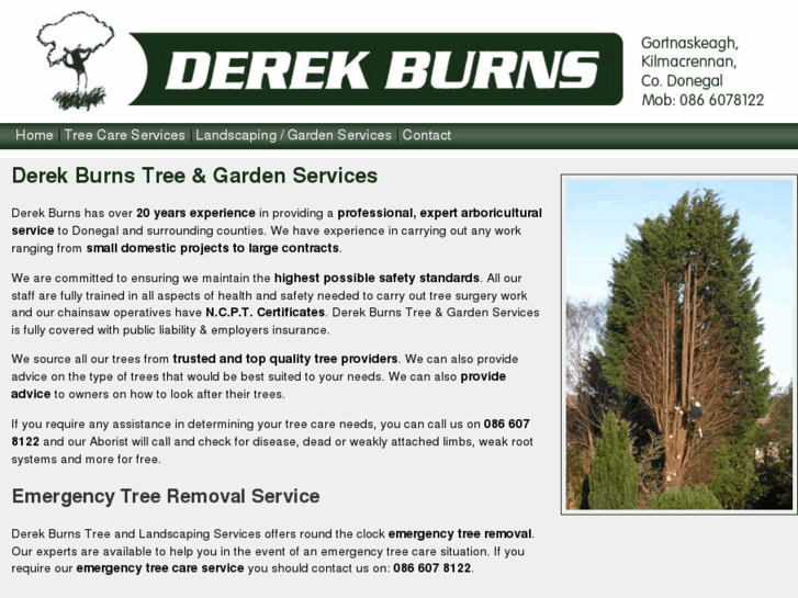 www.derekburnstreeservices.com