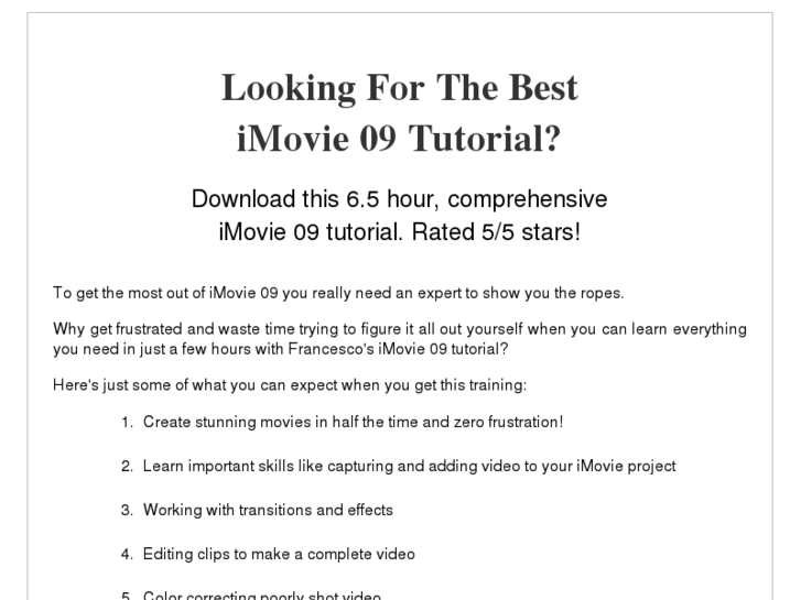 www.imovietutorial.org