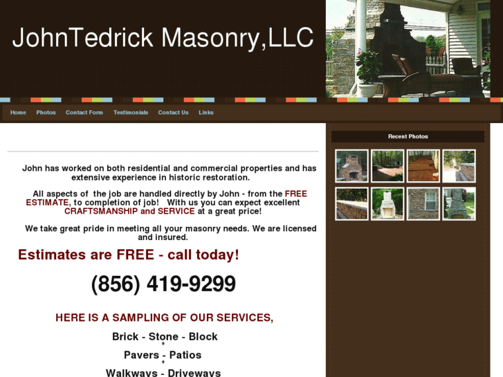 www.johntedrickmasonry.com