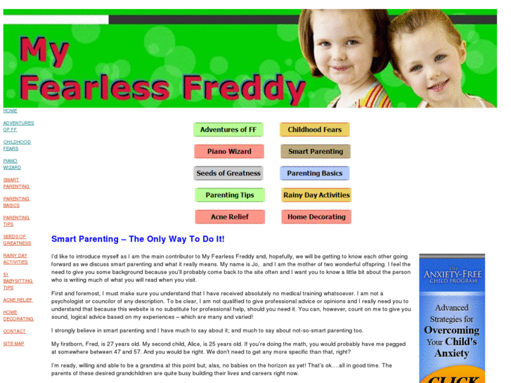 www.myfearlessfreddy.com