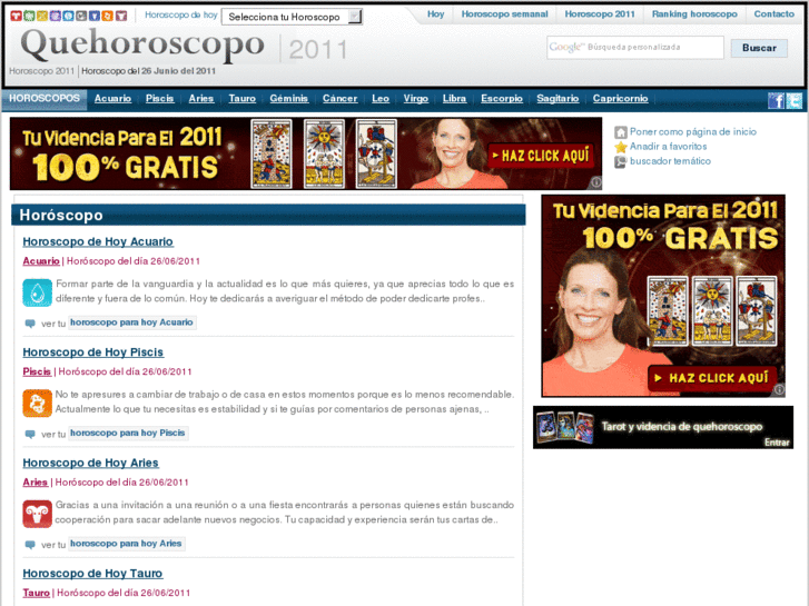 www.quehoroscopo.com