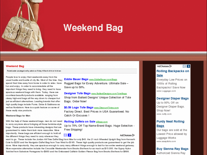 www.weekendbag.org