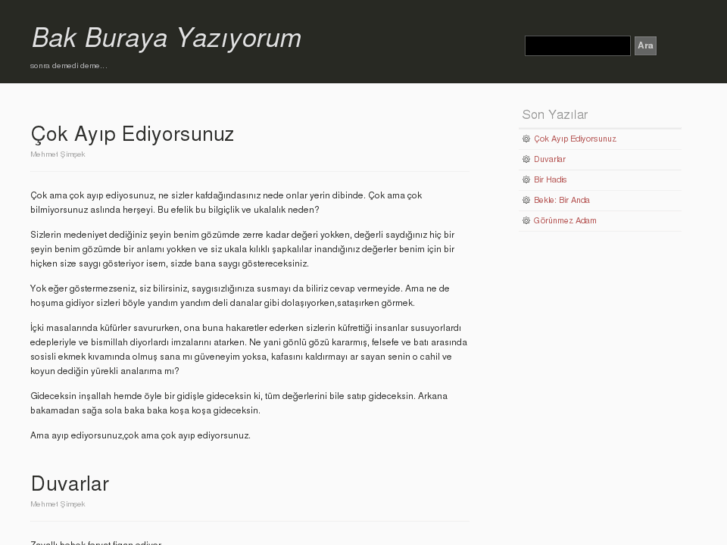 www.bakburayayaziyorum.com