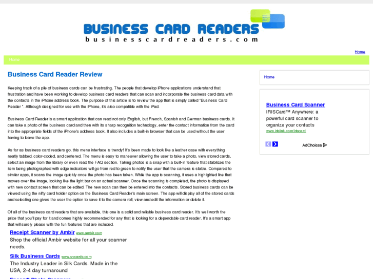 www.businesscardreaders.com