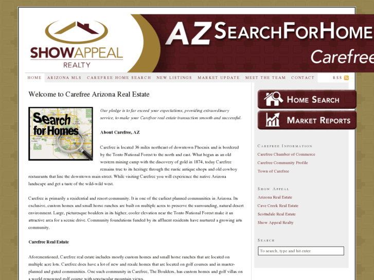 www.carefree-azsearchforhomes.com