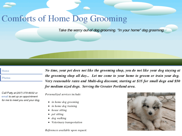 www.comfortsofhomedoggrooming.com