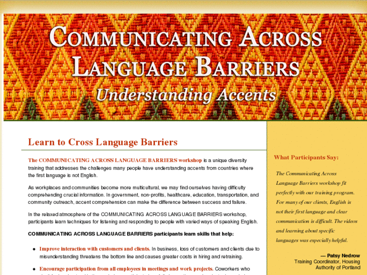 www.crosslanguagebarriers.com