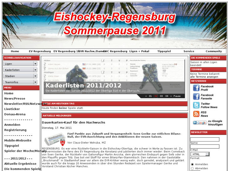 www.eishockey-regensburg.de