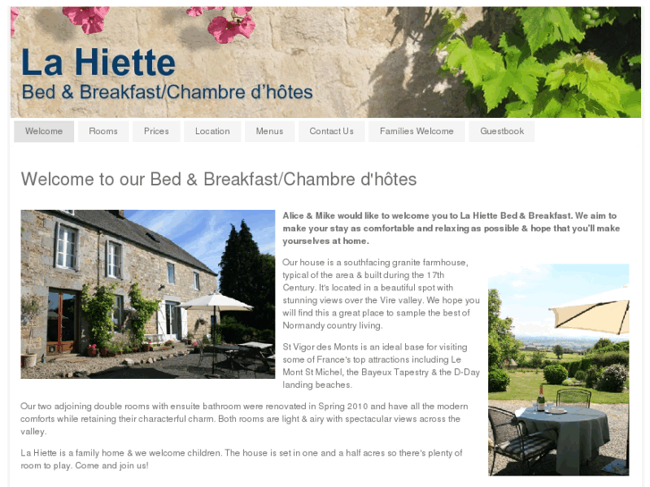 www.lahiette-bedandbreakfast.com