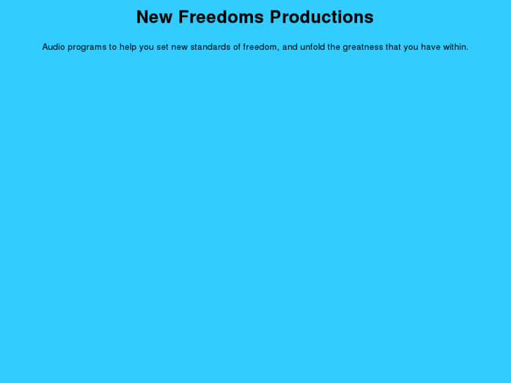 www.newfreedomsproductions.com