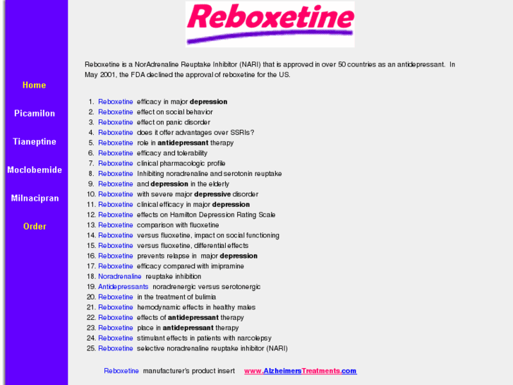 www.reboxetine.org