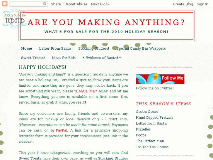 www.areyoumakinganything.com