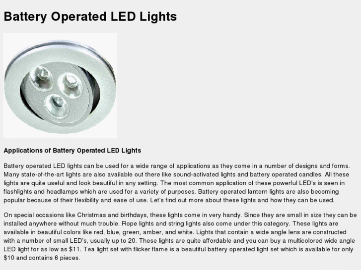 www.batteryoperatedledlights.com