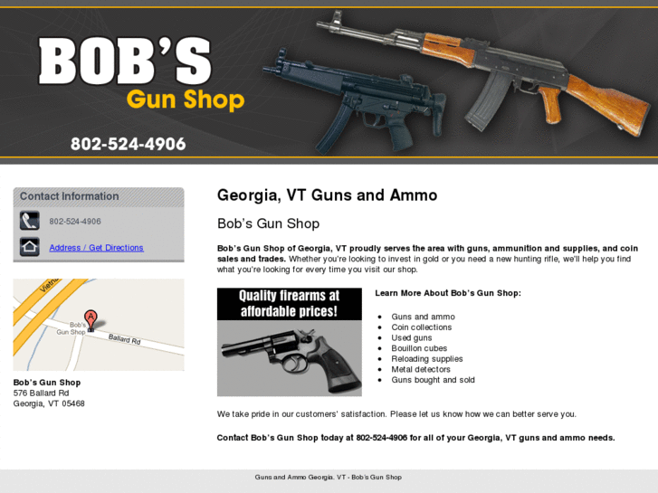 www.bobsgunshopvt.com