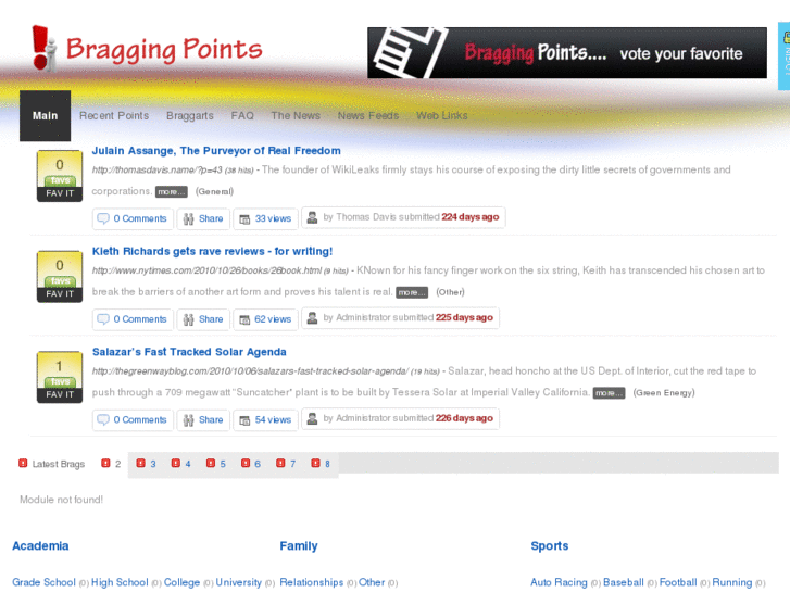 www.braggingpoints.com
