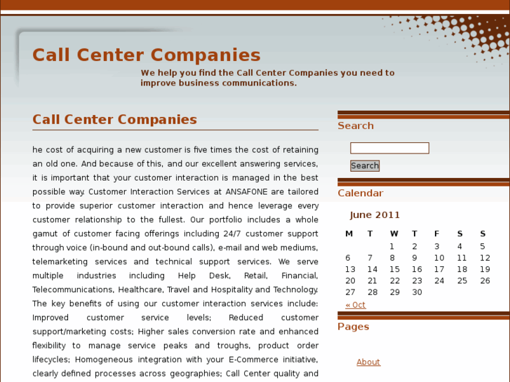 www.callcentercompanies.net