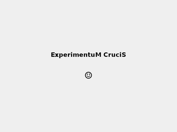www.experimentumcrucis.net